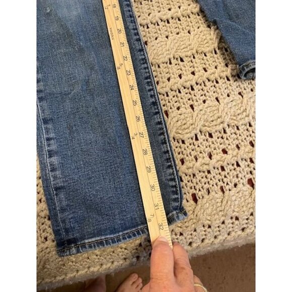 Levi's 501 Slim Fit Jeans W32 L34‎ Button Fly Medium Wash Denim Men's - Picture 14 of 16